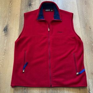 Patagonia Red Fleece Vest